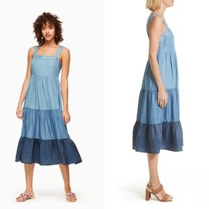 NWT kate spade New York chambray patio dress